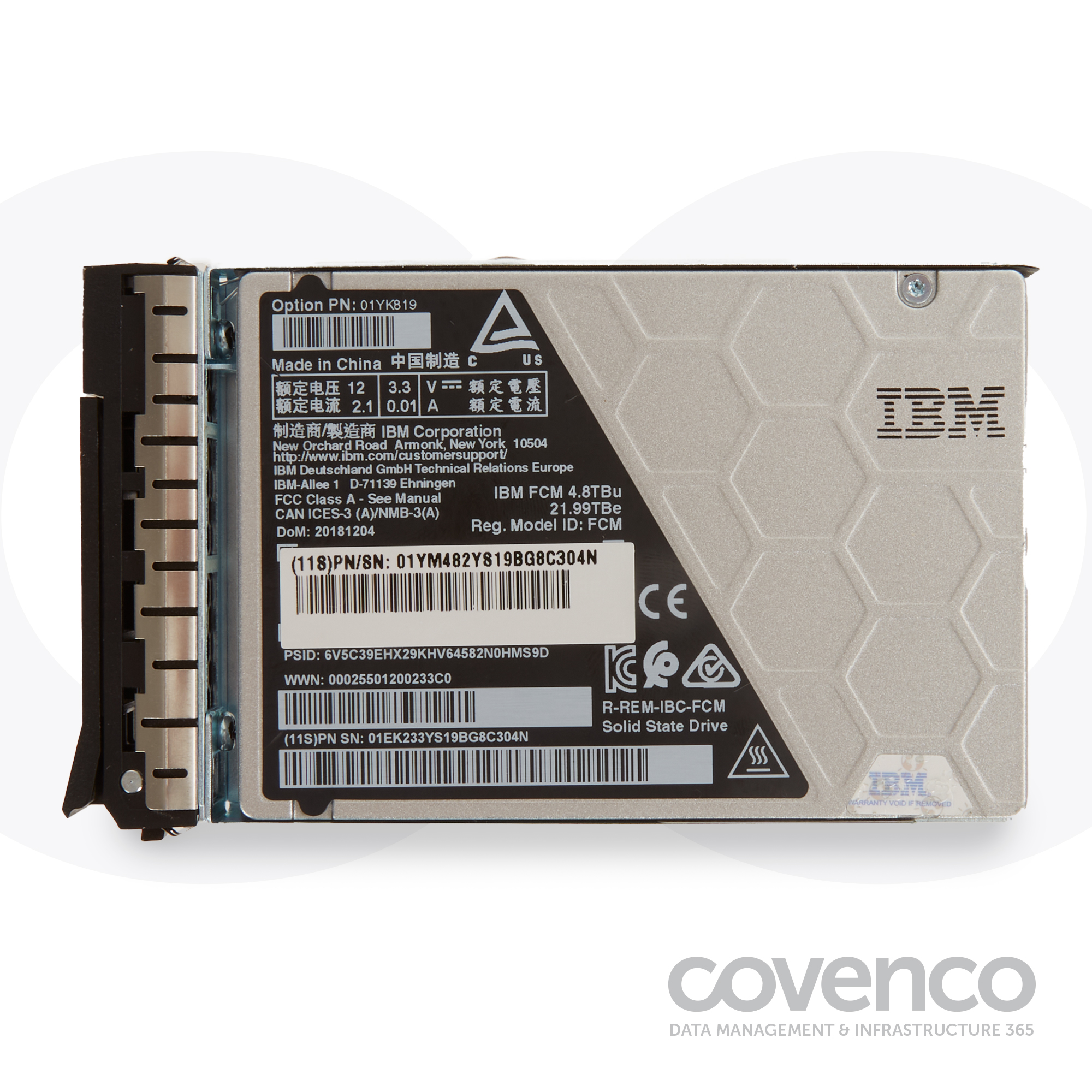 IBM 2076-ADS1 - 4.8 TB 2.5 inch NVMe Flash Core Module (Solid State Drive)  for sale from Covenco