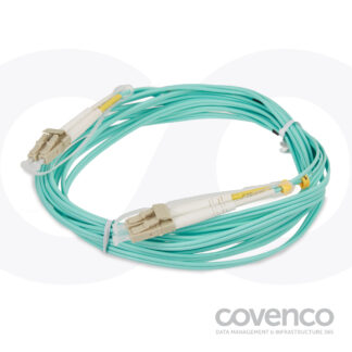 FIBRE LC-LC (4M) OM4 (AQUA) - 4m OM4 50 / 125 LC-LC Duplex Aqua