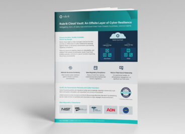 Rubrik Cloud Vault Service Provider UK