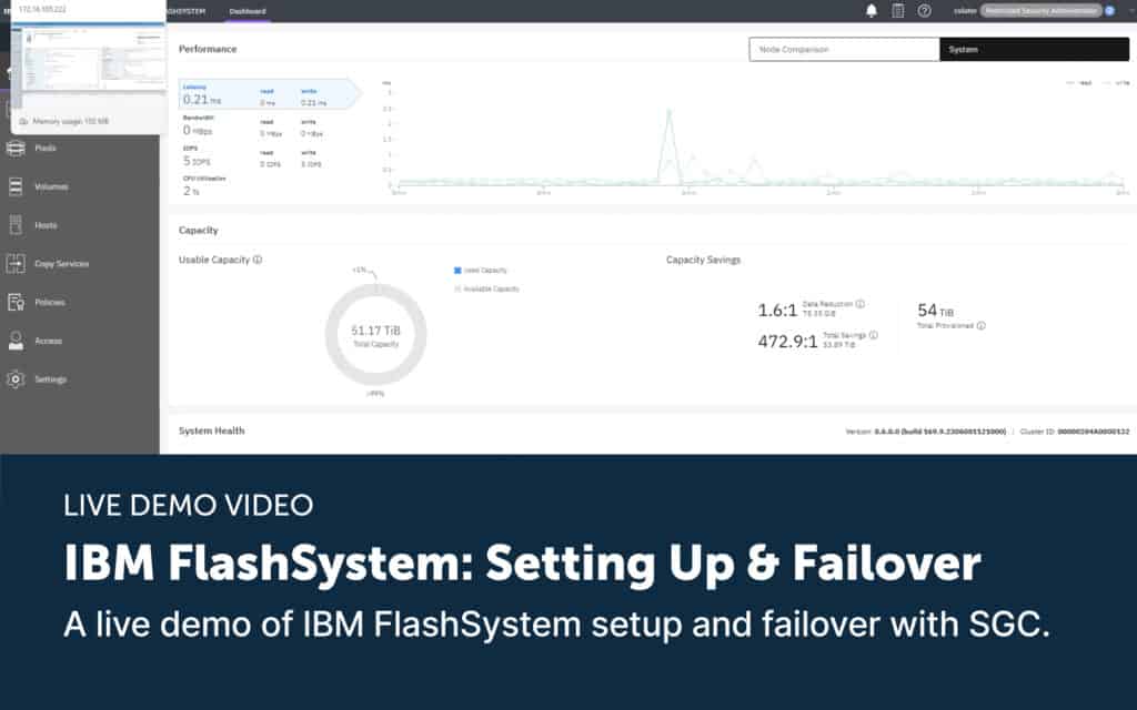 FlashSystem Safeguarded Copy Live Demo