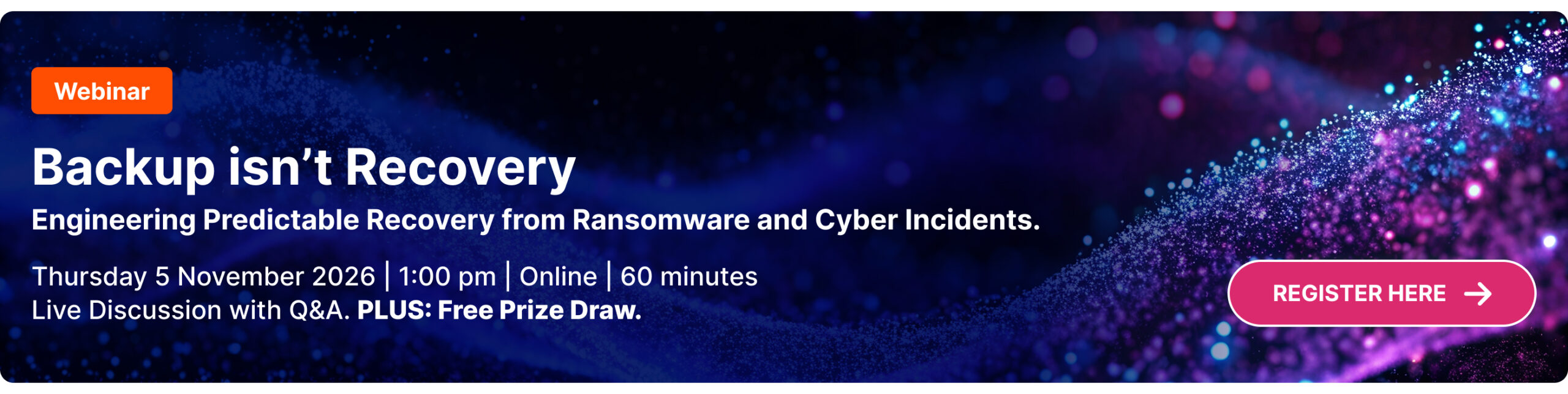 Webinar 5th November 2026